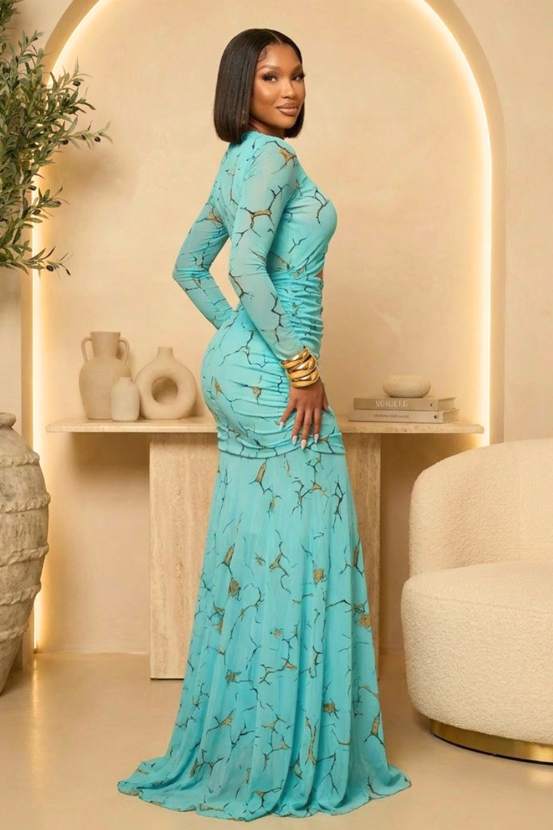 Aqua Muse Dress