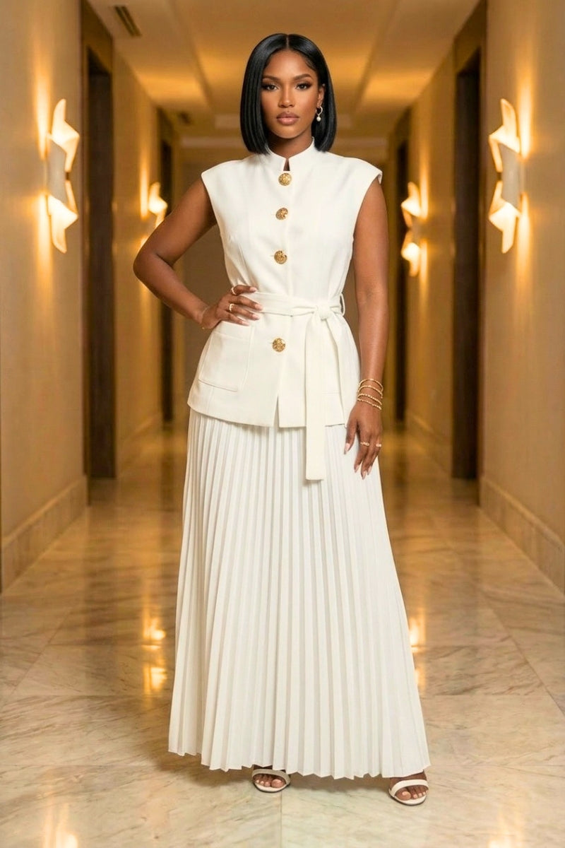 Alessia Pleated Set