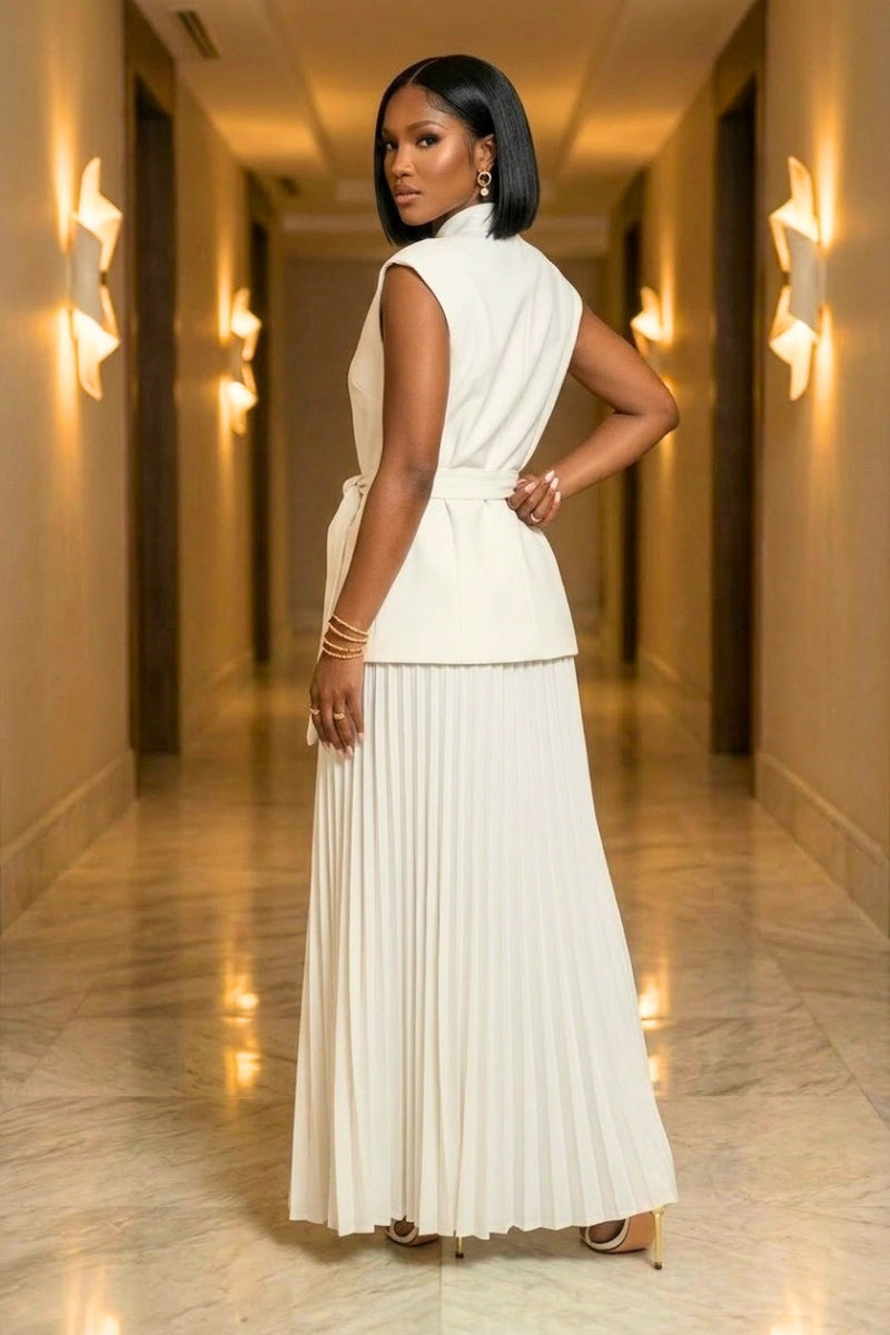 Alessia Pleated Set